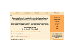 Desktop Screenshot of beachvolleyballtoday.com